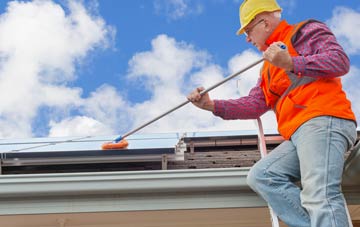 Llanio soft wash roof cleaning